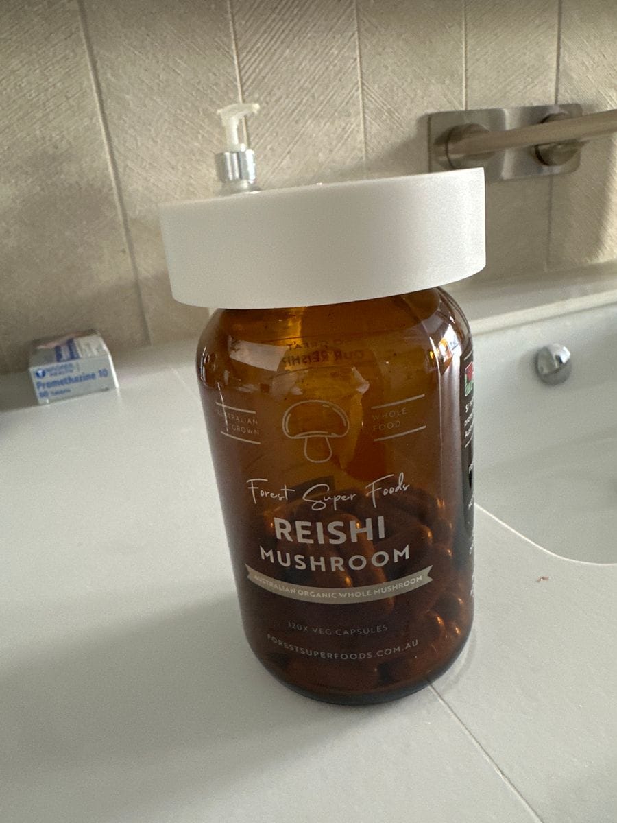 Customer photo review of Australian Grown Reishi Mushroom Capsules