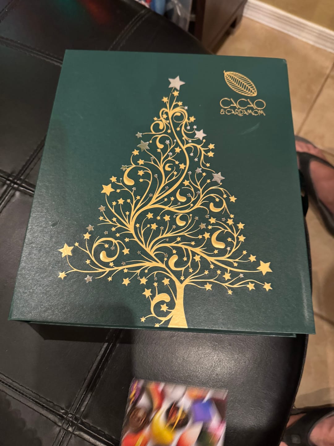 Customer photo review of Holiday Chocolate Gourmet Gift Box, 16 piece box