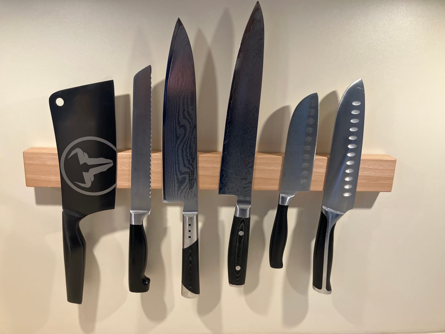 Customer photo review of Magnet Messerleiste CULTRO aus Holz