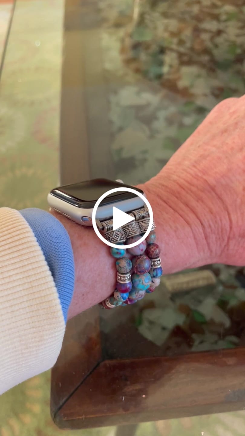 Customer video review of Intense Jasper Stretch Apple Watch Strap