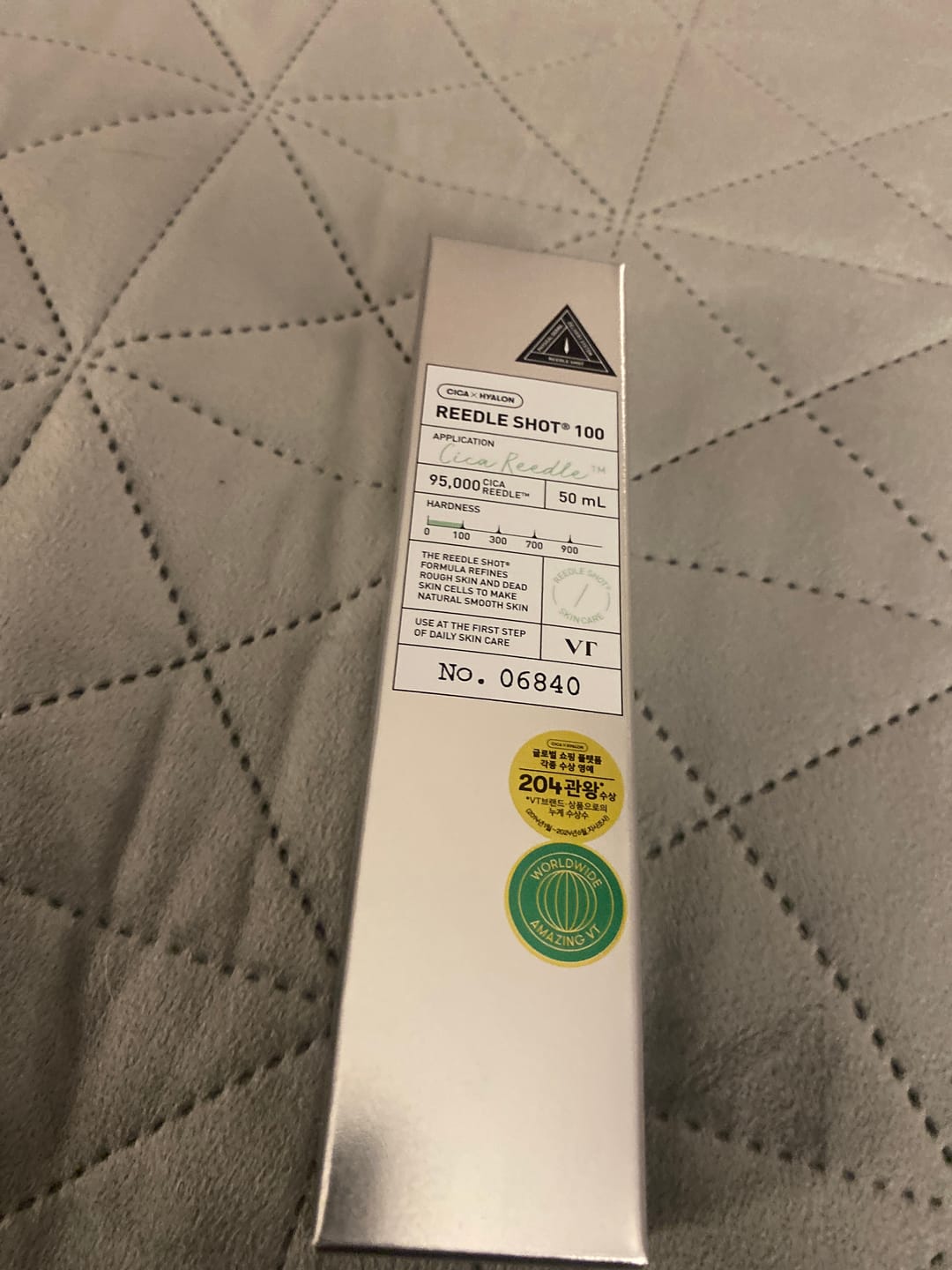 Customer photo review of Serums-būsteris ar mikroadatām VT Cosmetics Reedle Shot 100