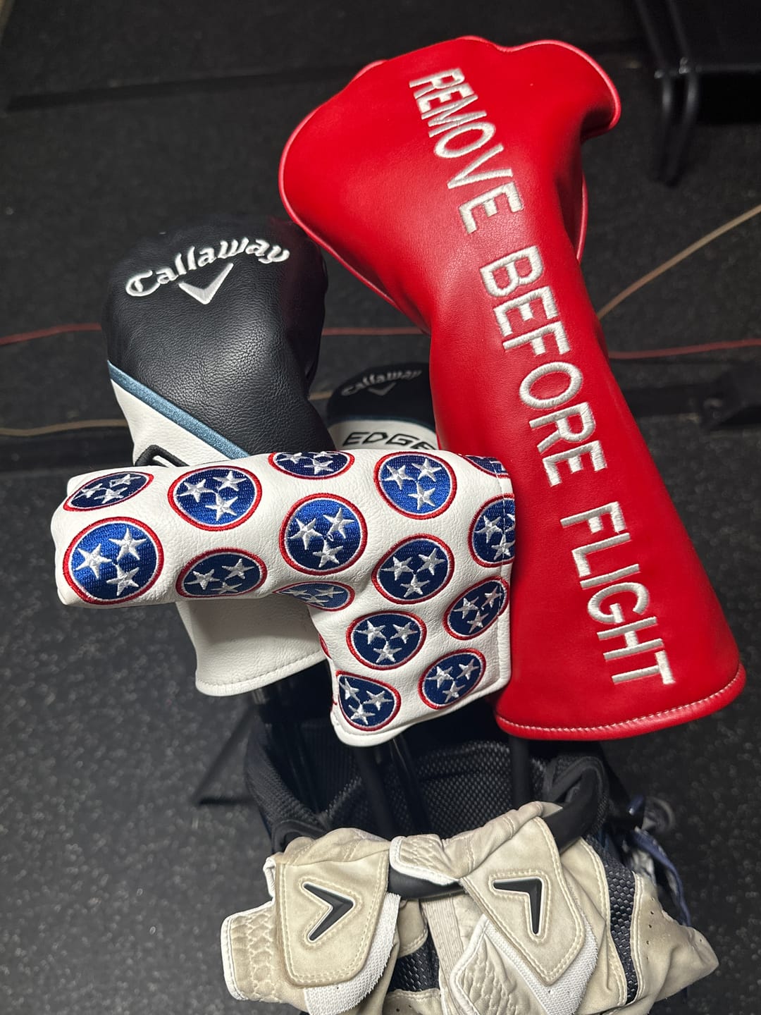 Customer photo review of 3SG - Tri-Star Putter Cover (Blade)