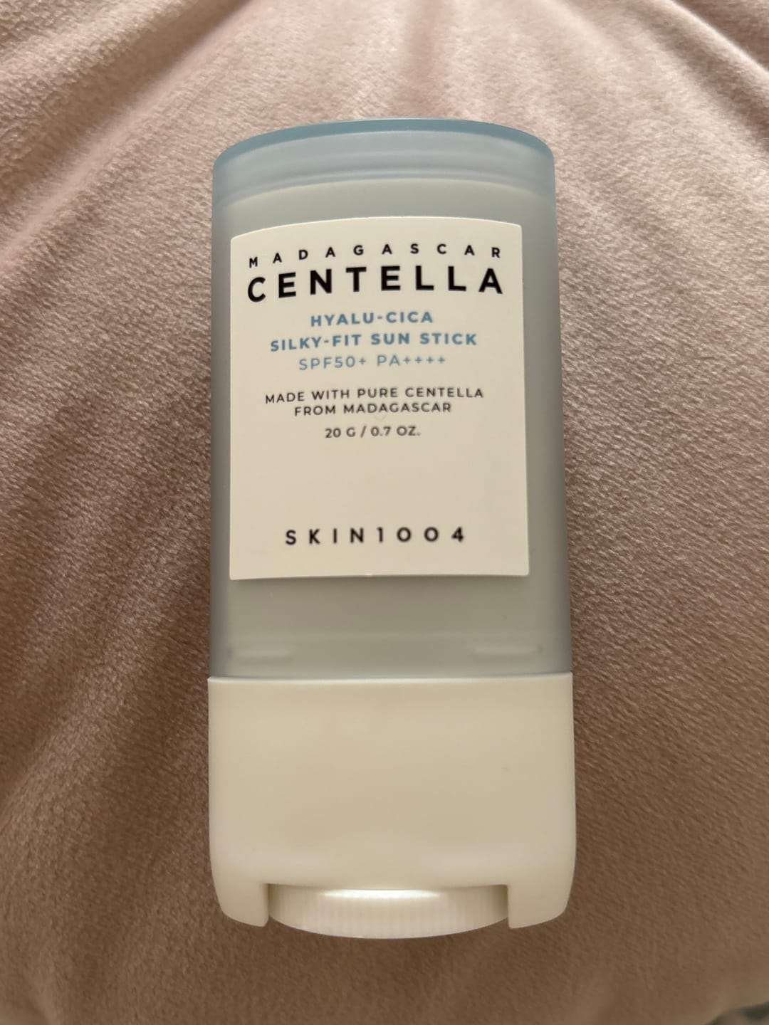 Customer photo review of SKIN1004 - Stick solaire Silky-fit Madagascar Centella Hyalu-cica - 20g