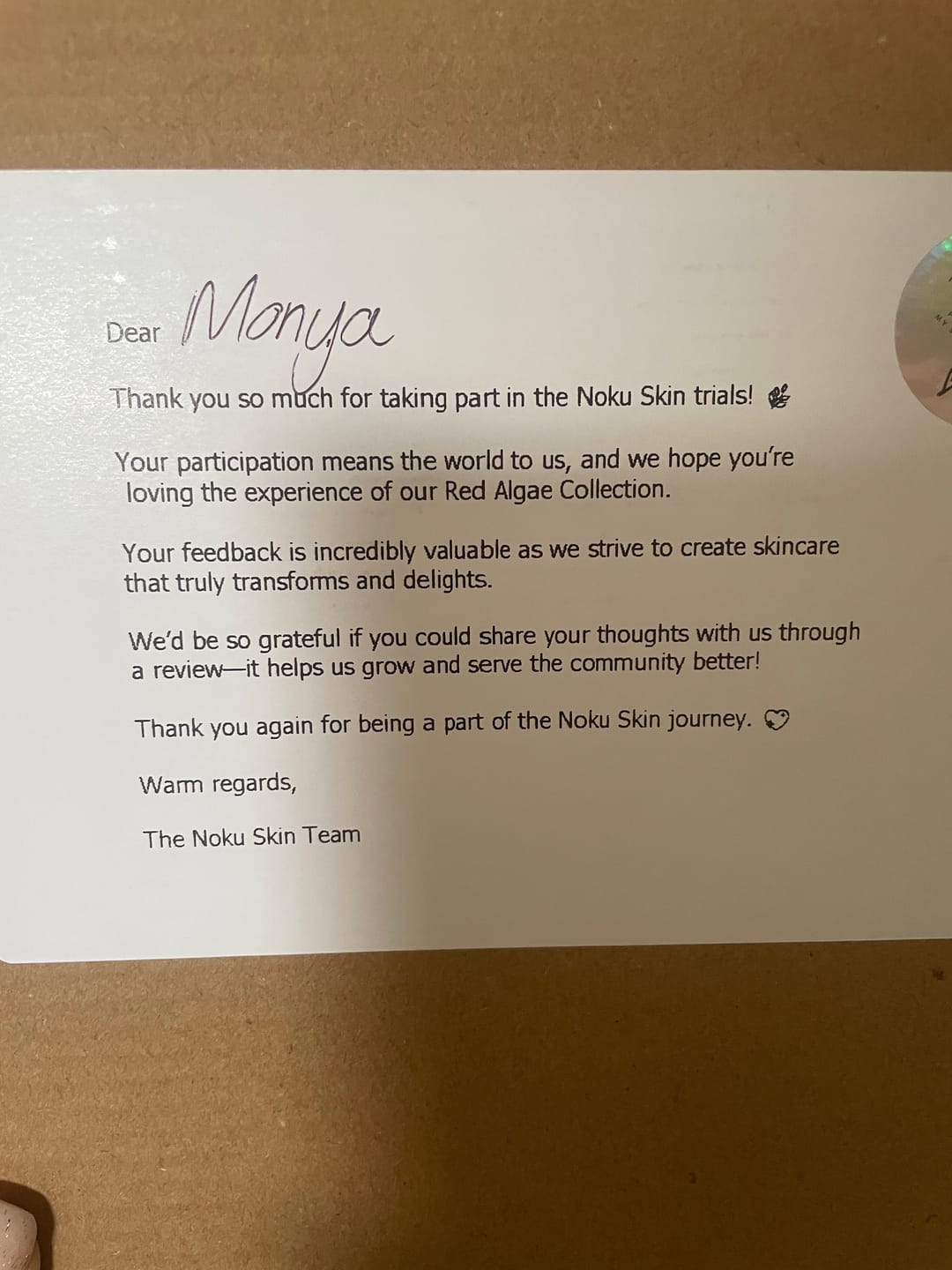 Customer photo review of Marine Cleanser