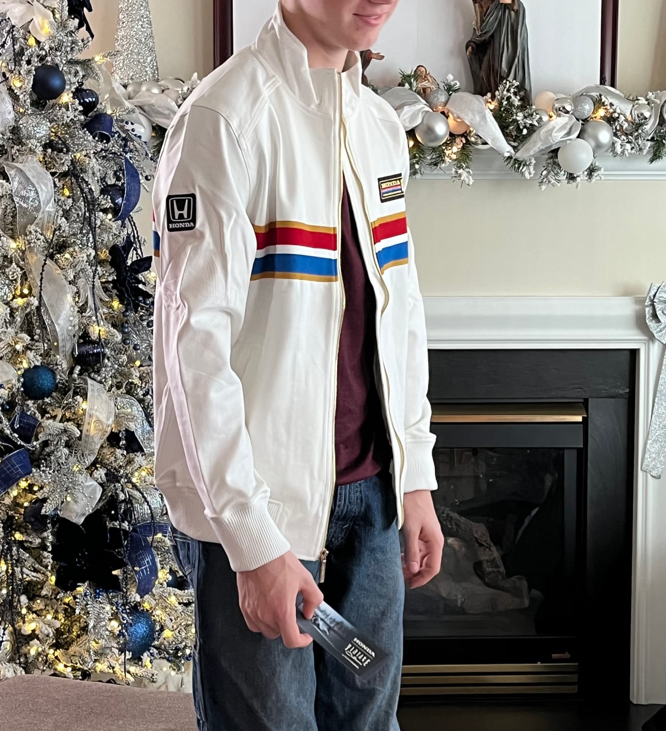 Customer photo review of 1986 Honda F1 Team Zipper Jacket (White)