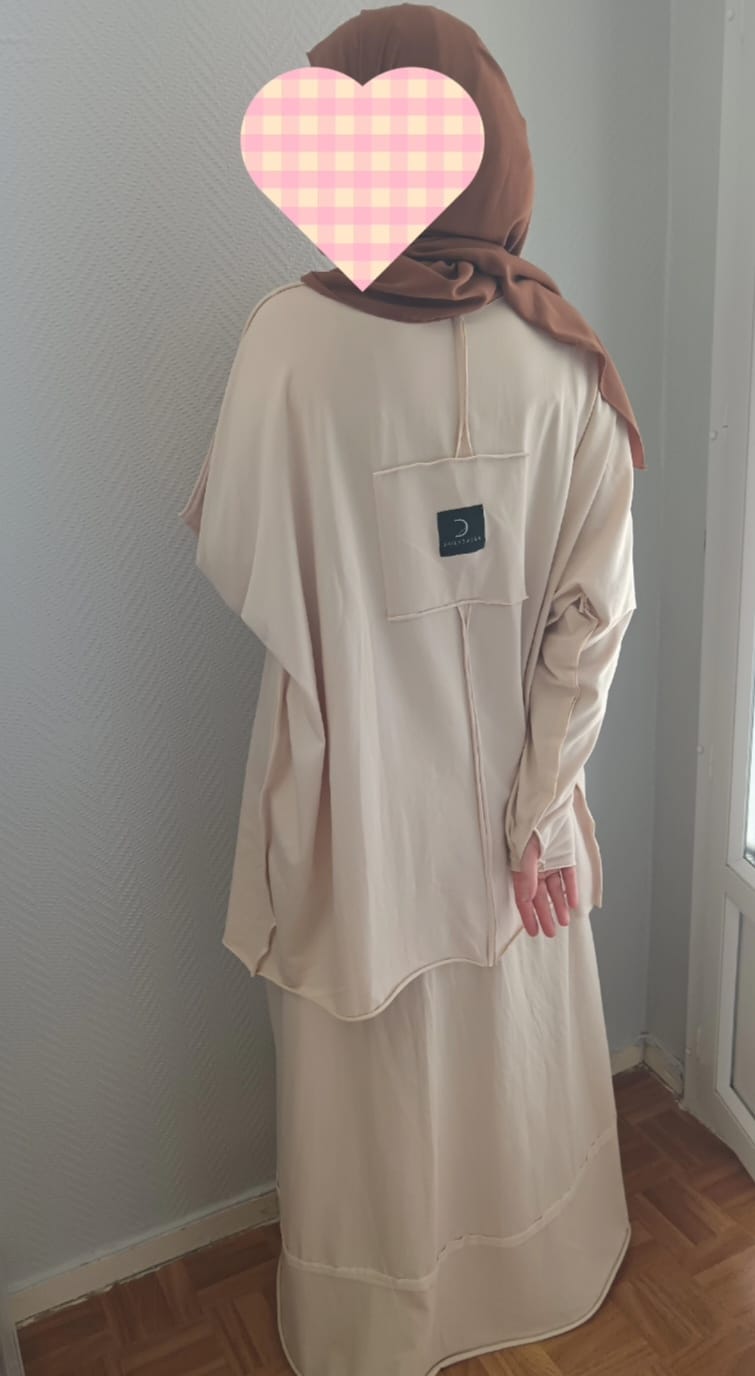 Customer photo review of Top oversize effet seconde peau option mitaine « LE DAILY SKIN » - DAILY DRESS