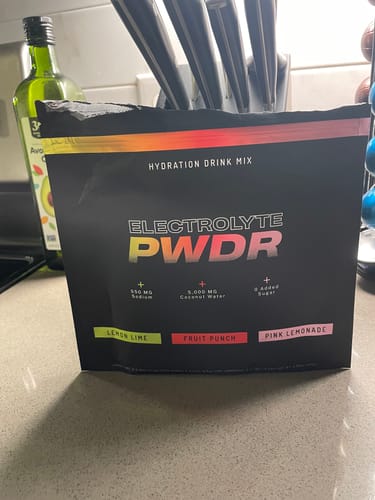 Customer photo review of ELECTROLYTE PWDR