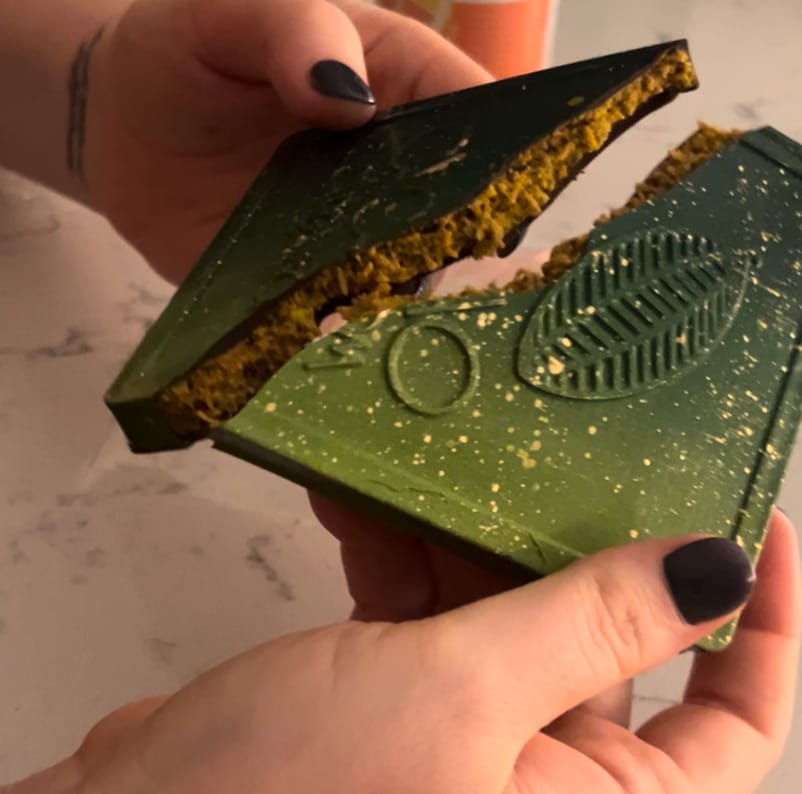 Customer photo review of Dubai Pistachio Knafe Artisan Bar