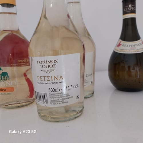 Customer photo review of Premium white Retsina Allotino - 500ml