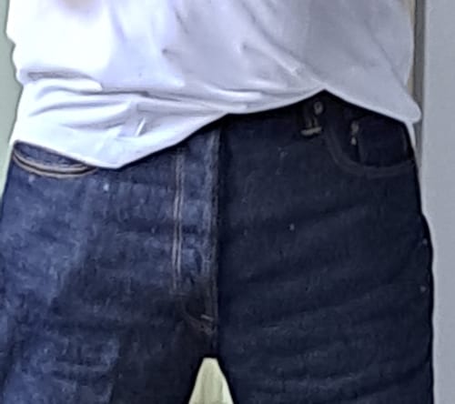 Customer photo review of N235 Heavyweight Selvedge Denim Jeans