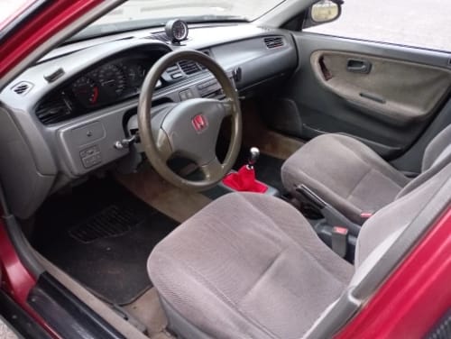 Customer photo review of Red Suede Gear Shift Boot Cover