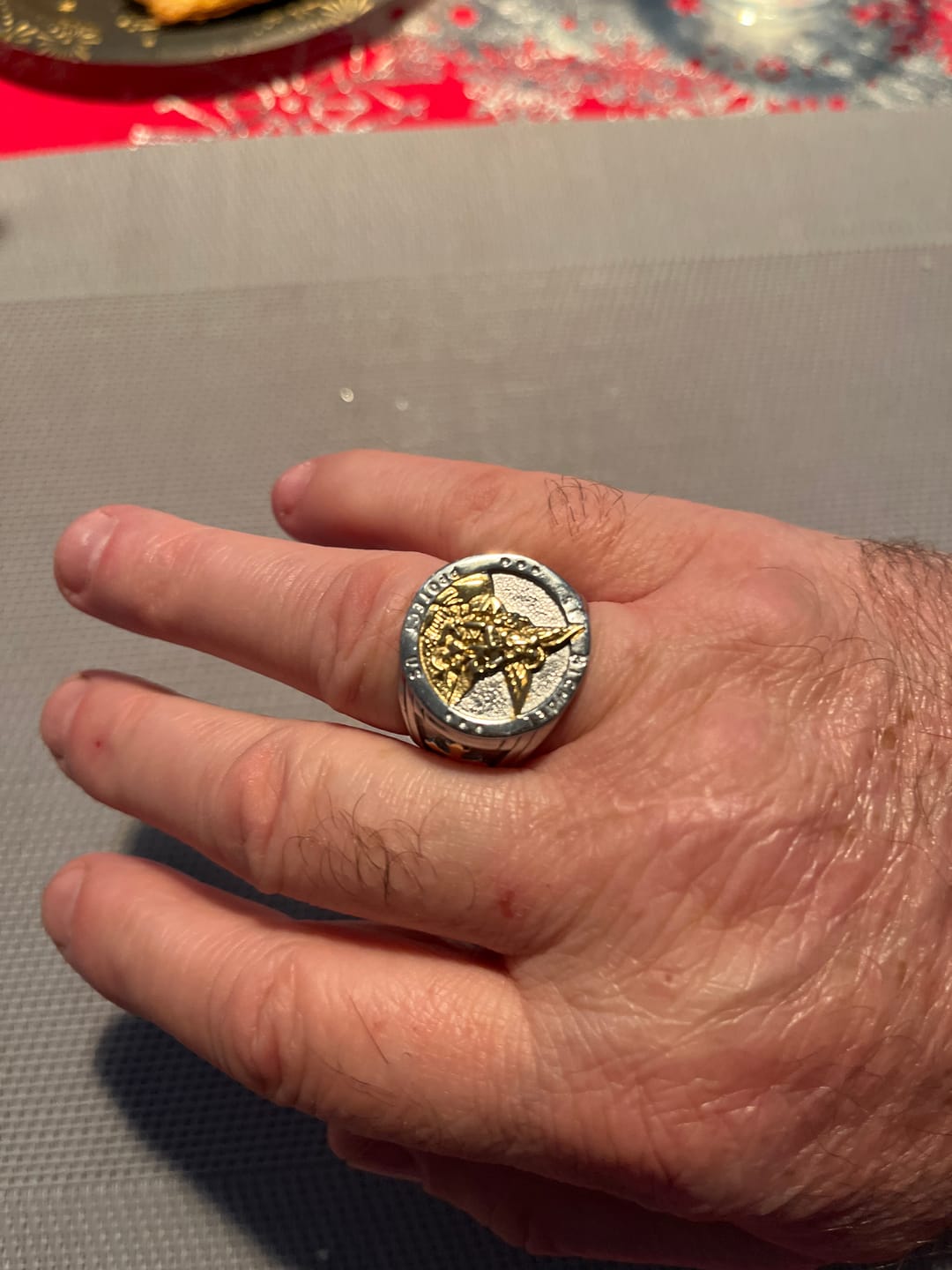 Customer photo review of Bague de l'Archange Michel