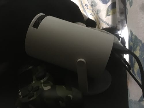 Customer photo review of MovieHub™ Ultra HD Projector + FREE Projector Screen