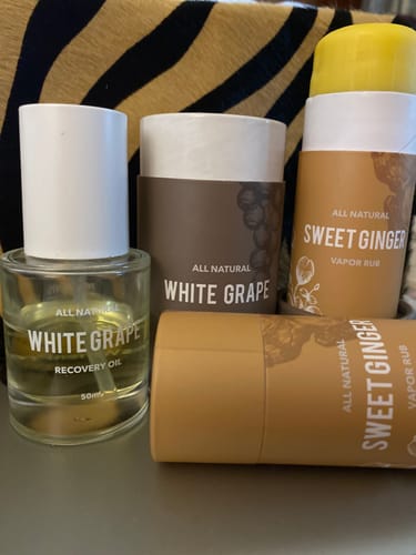 Customer photo review of Sweet Ginger Vapor Rub