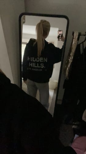 Customer photo review of RHINESTONE HOODIE BLACK