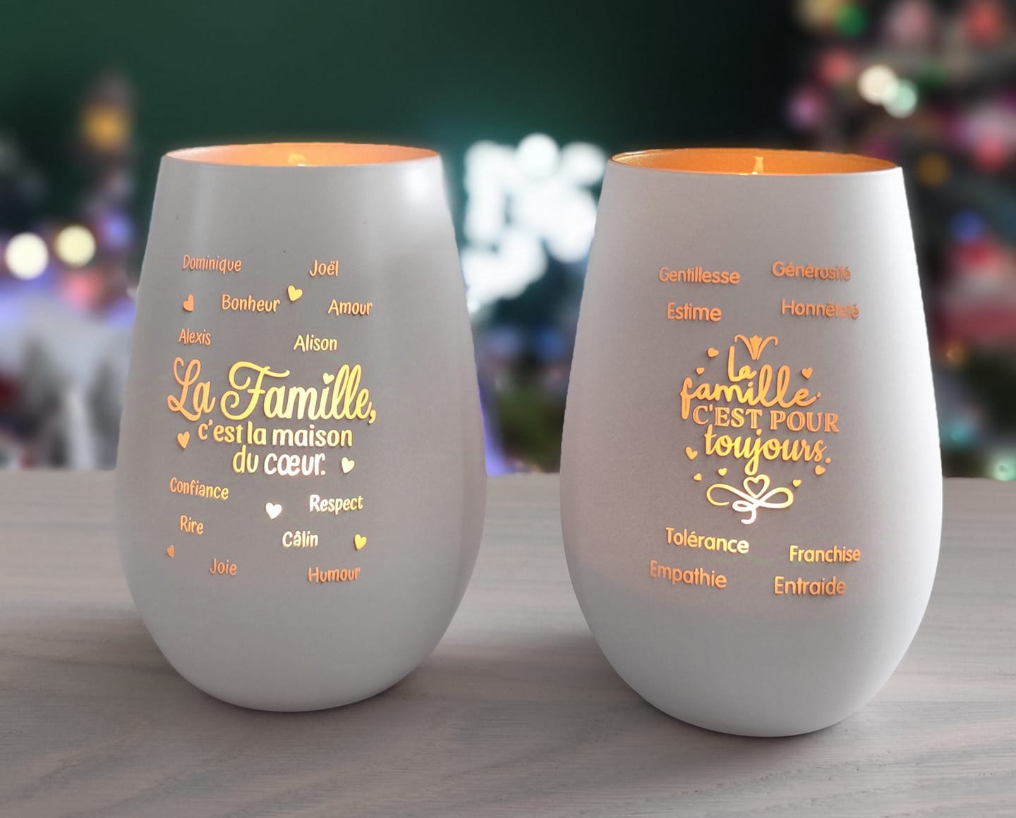 Customer photo review of La maison du cœur - Famille-Photophore