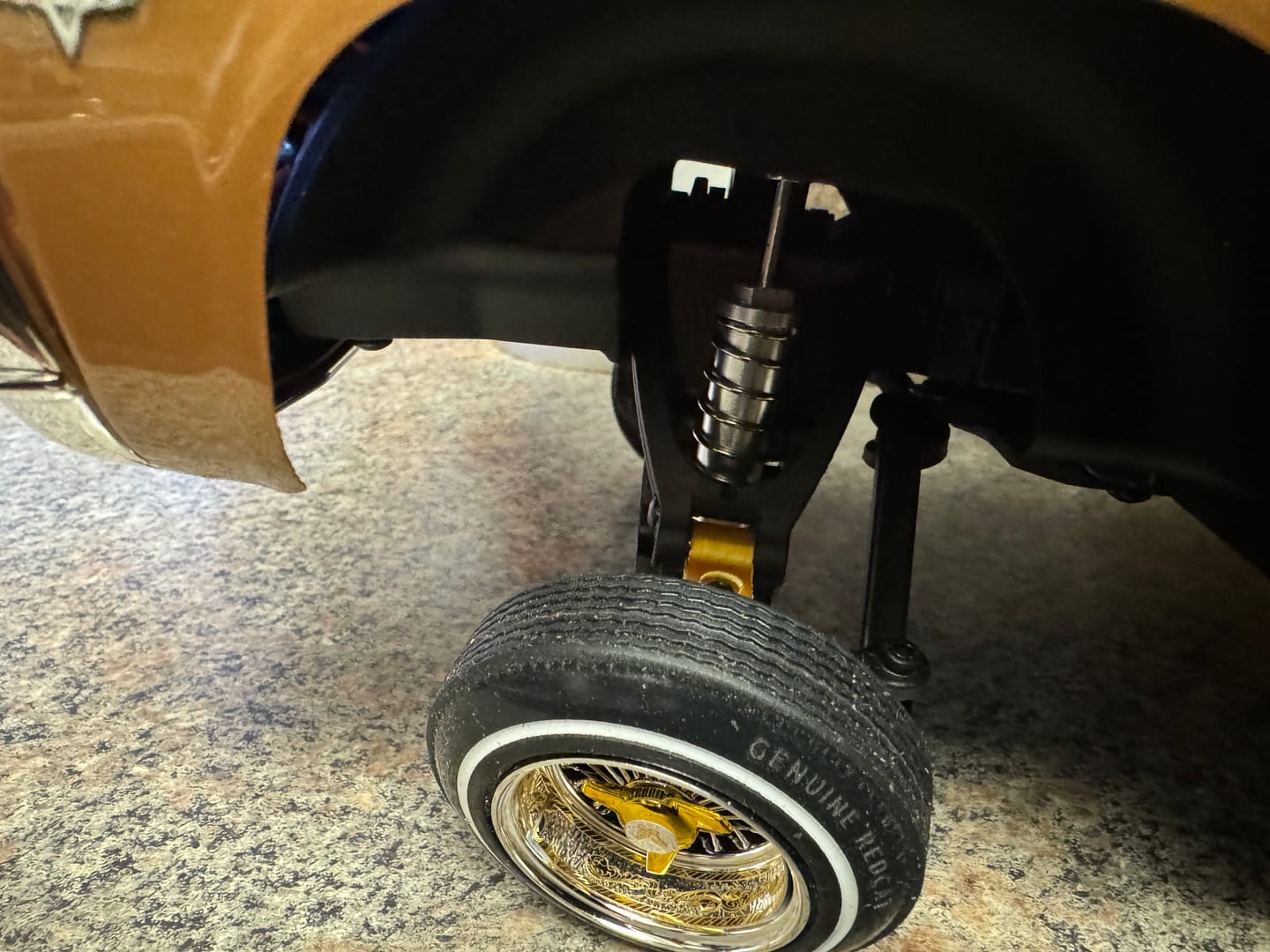 Customer photo review of Rc Lowrider Aluminum Shocks