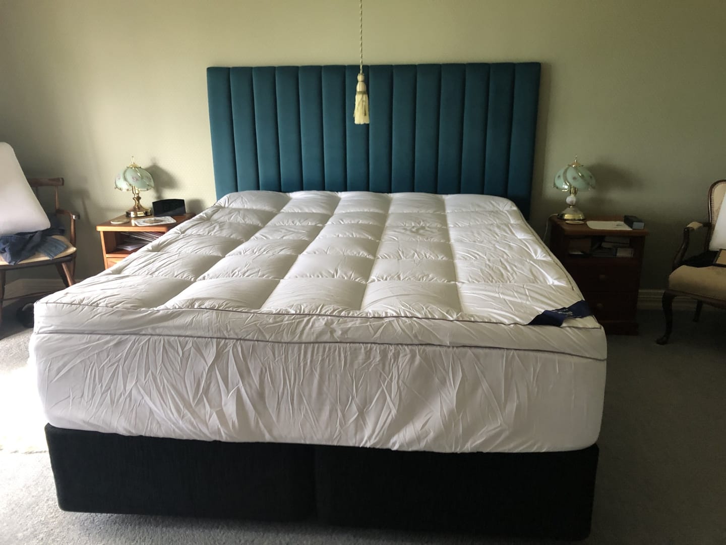 Customer photo review of Muscle Mat Luxury Mattress Topper
