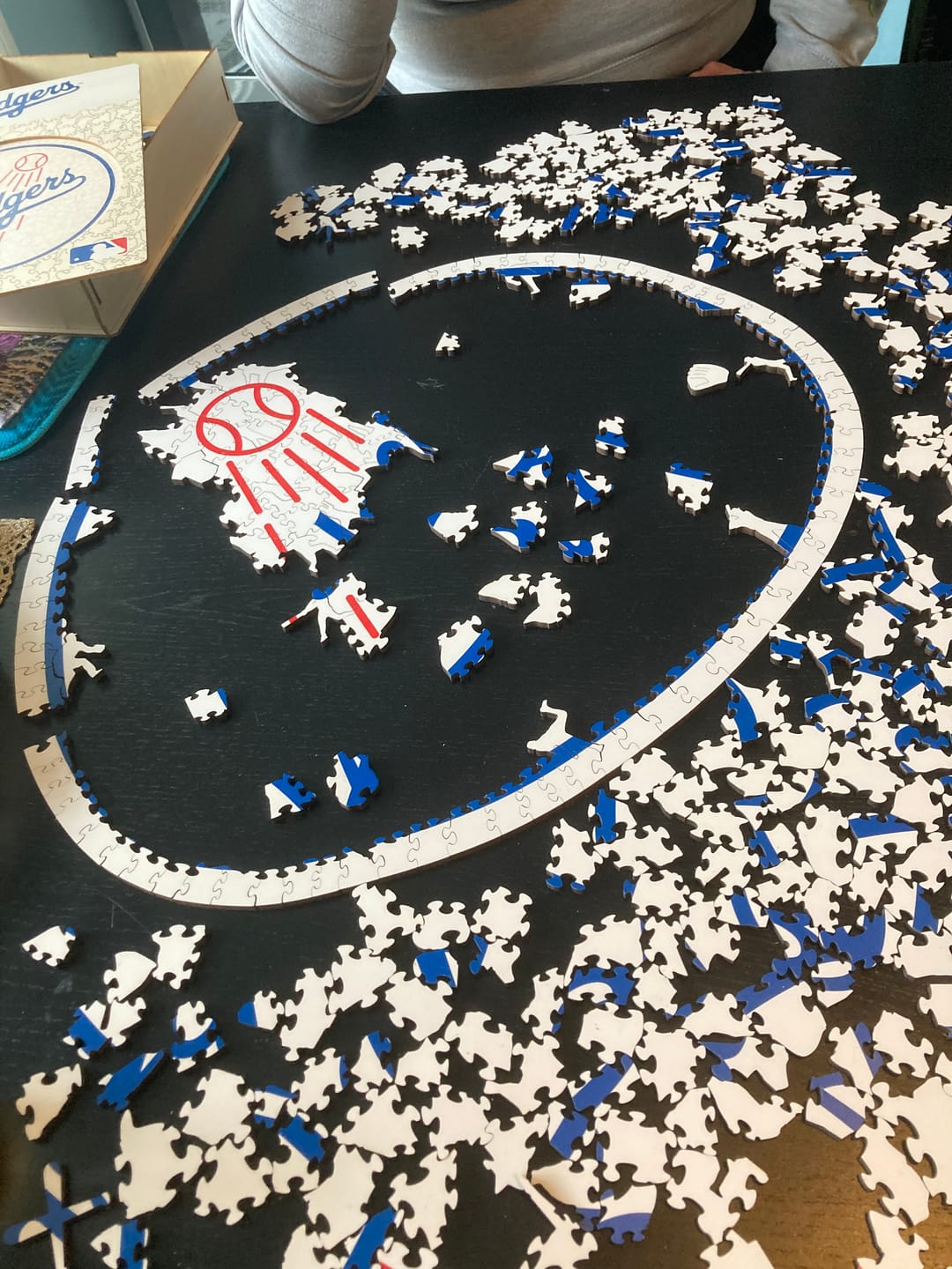 Customer photo review of Los Angeles Dodgers™ - Wooden Puzzle