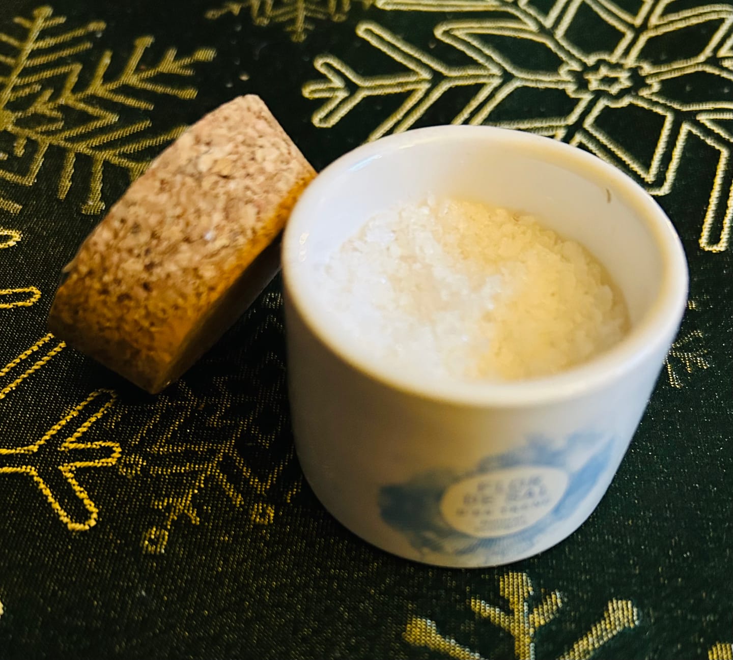 Customer photo review of Flor de Sal Mini Keramik Natural, 20g, Bio