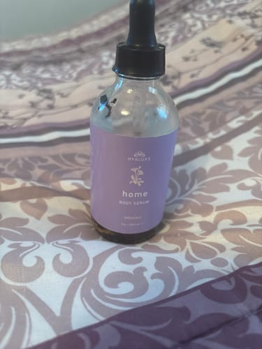 Customer photo review of HOME: Infused Castor Oil Serum for Digestive and Lymphatic Health