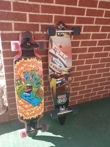 Customer photo review of Route 66 Pintail Diner Punked 40" Longboard