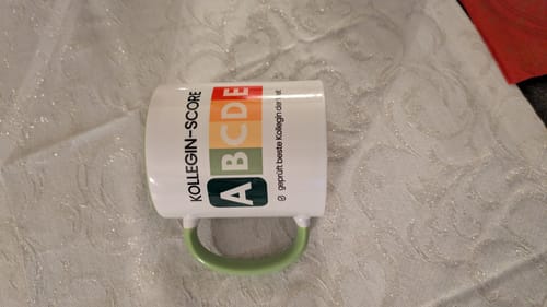 Customer photo review of Kollegin-Score Tasse Geschenk Beste Kollegin Der Welt Abschied Witz Abschiedsgeschenk