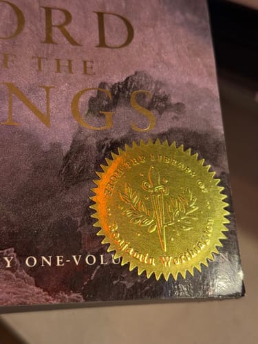 Customer photo review of Custom Book Embosser