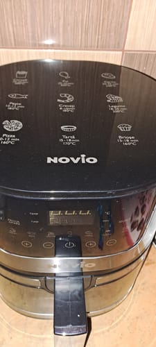 Customer photo review of Air Fryer Novio Grill & Fry