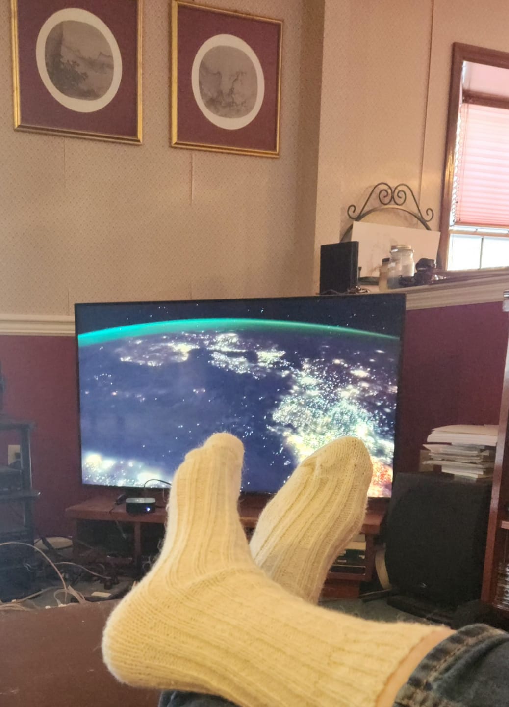 Customer photo review of Donegal Wool Socks