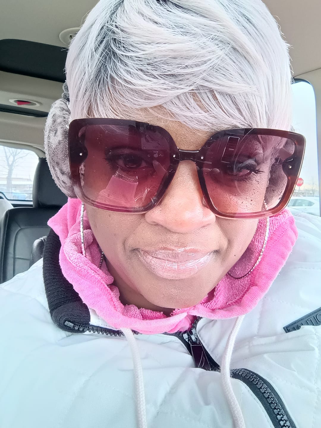 Customer photo review of Outre Wigpop Synthetic Wig NOLA