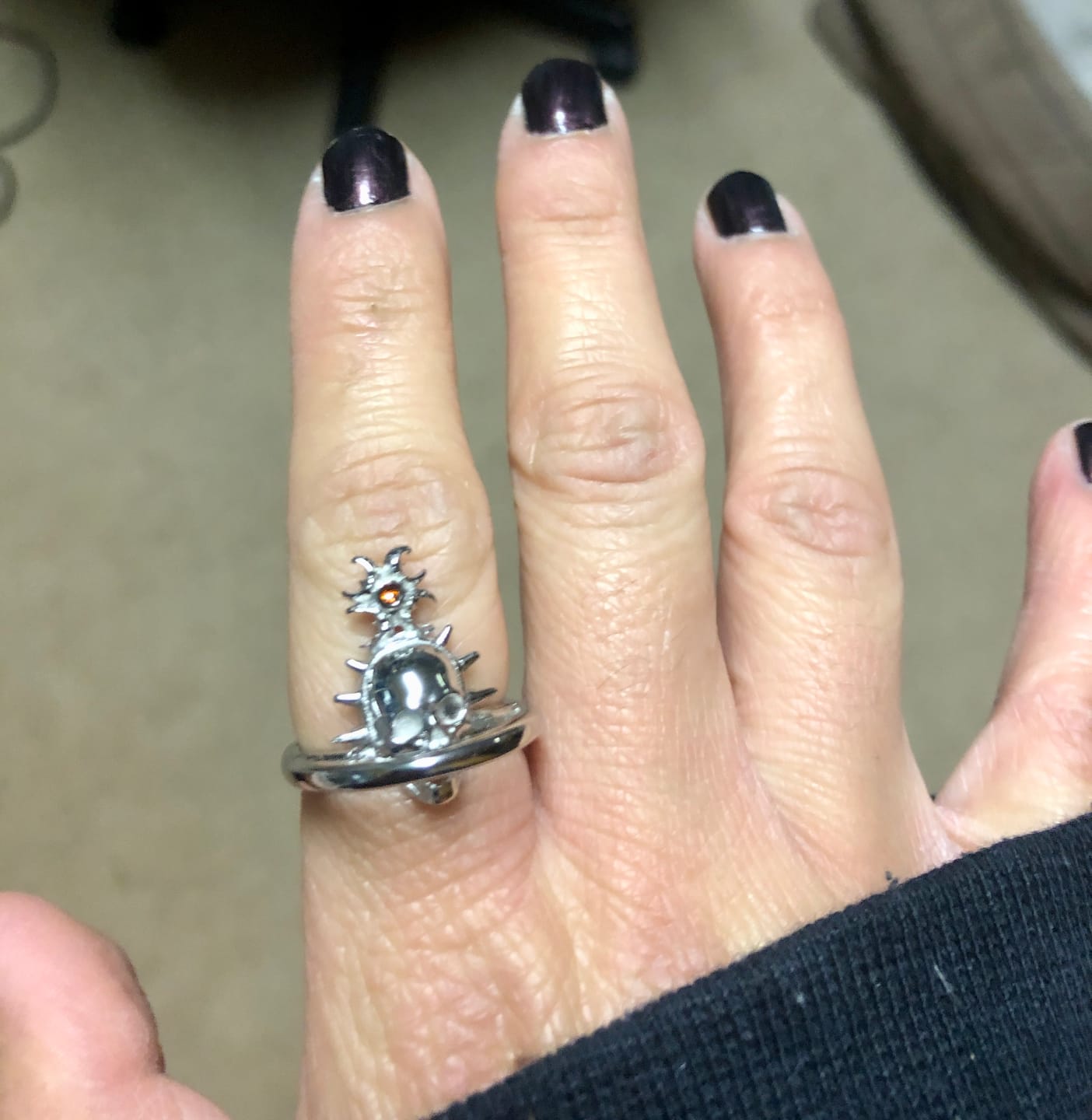 Customer photo review of ORBITUARY RING