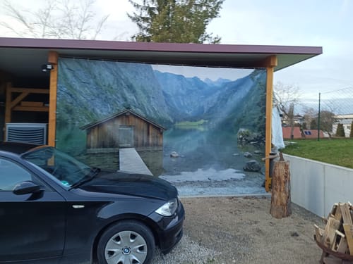 Customer photo review of Banner inkl. Druck
