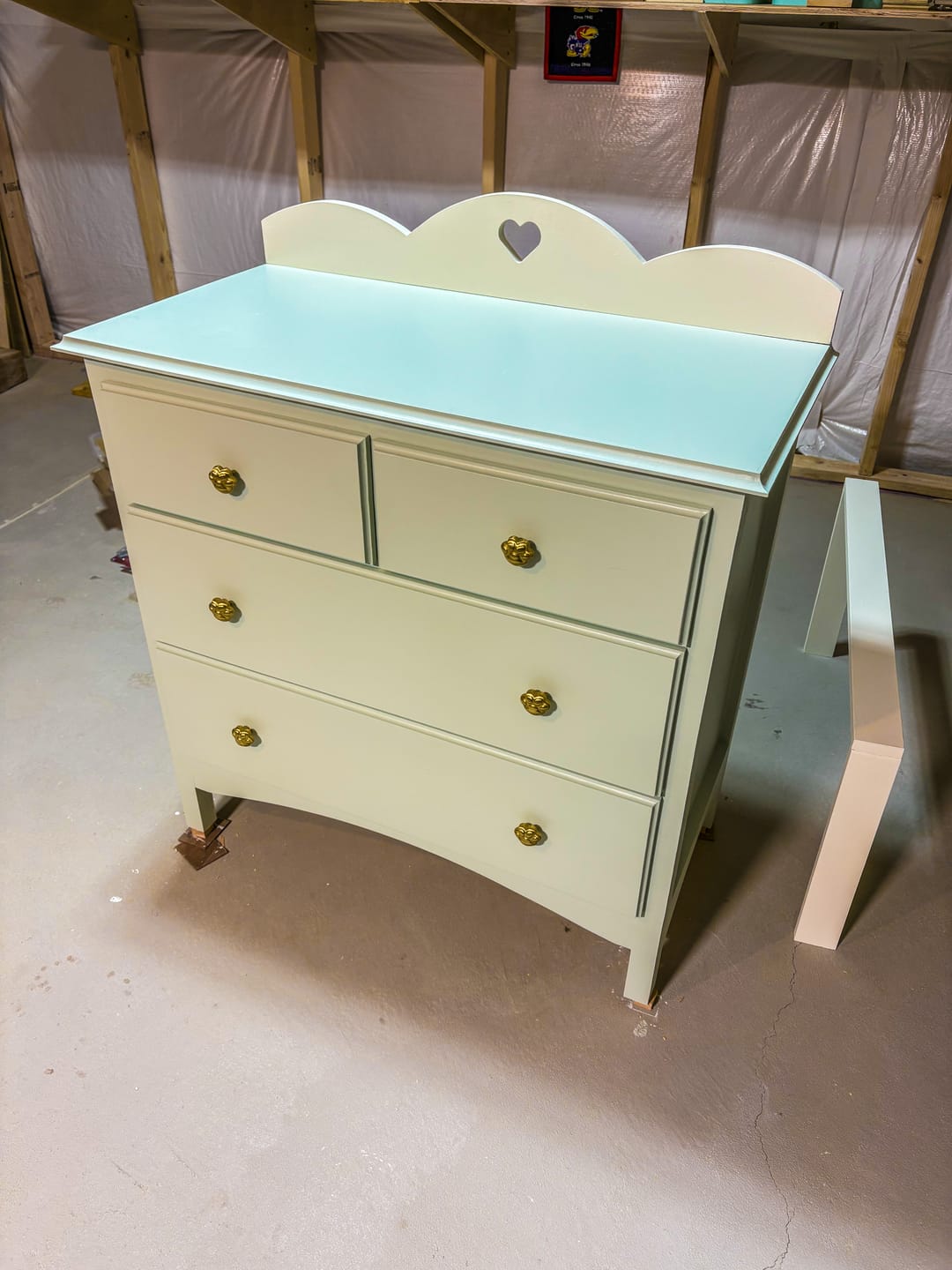 Customer photo review of Heart Inlay Acrylic Router Template - 5 Heart Sizes