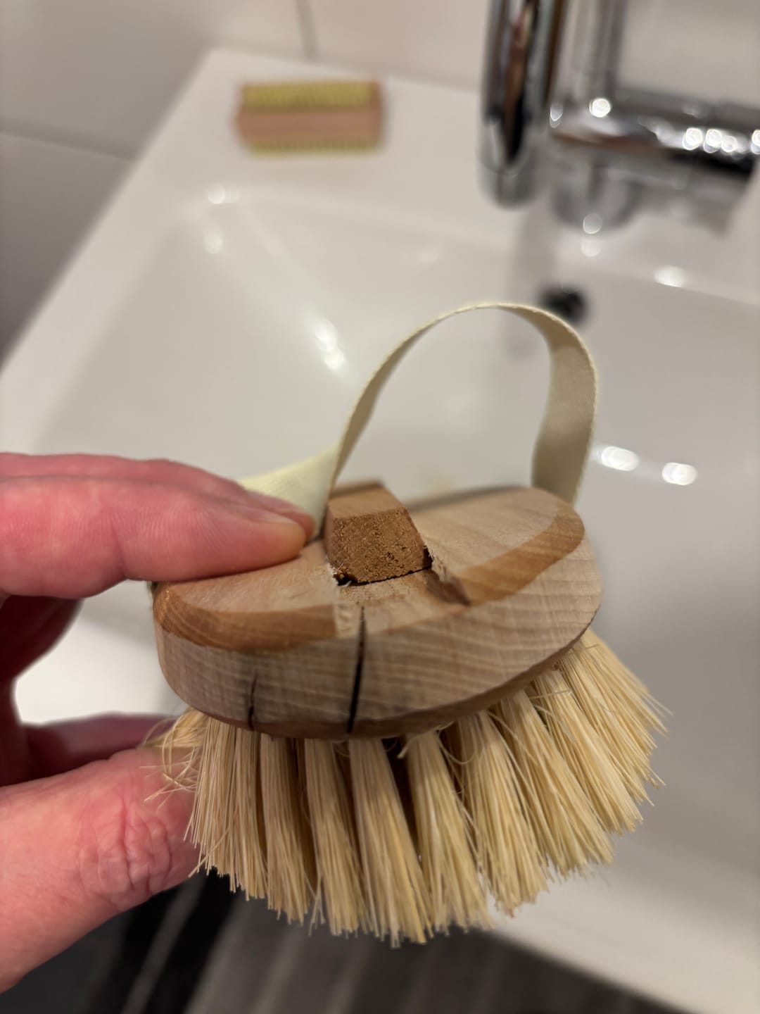 Customer photo review of Sauna Bürste extra Lang