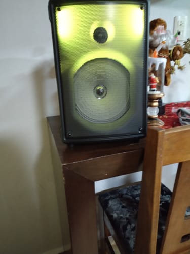 Customer photo review of Bafle Bocina portátil | STF Cyclops | 8" pulgadas 2hrs uso 33W función TWS audio inalámbrico