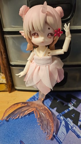 Customer photo review of Antu Tidal Secret Language Mermaid Series Action Figure BJD Blind Box