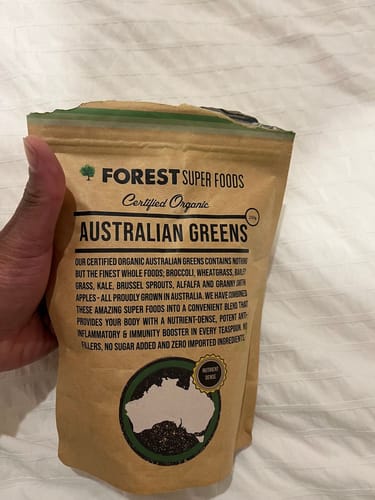 Customer photo review of Australian Greens Whole Food Powder