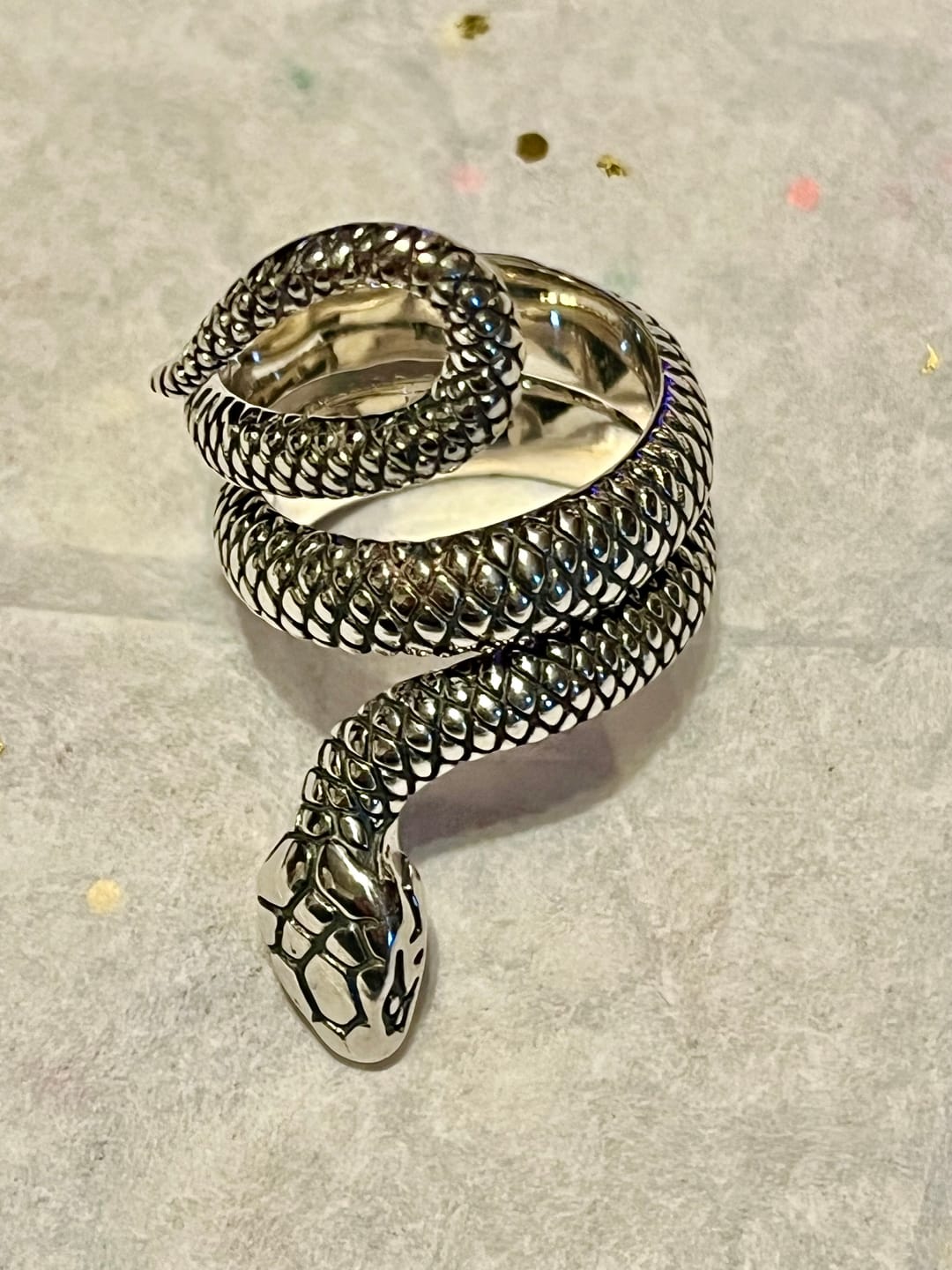 Customer photo review of SERPENT - 925 STERLING SILVER