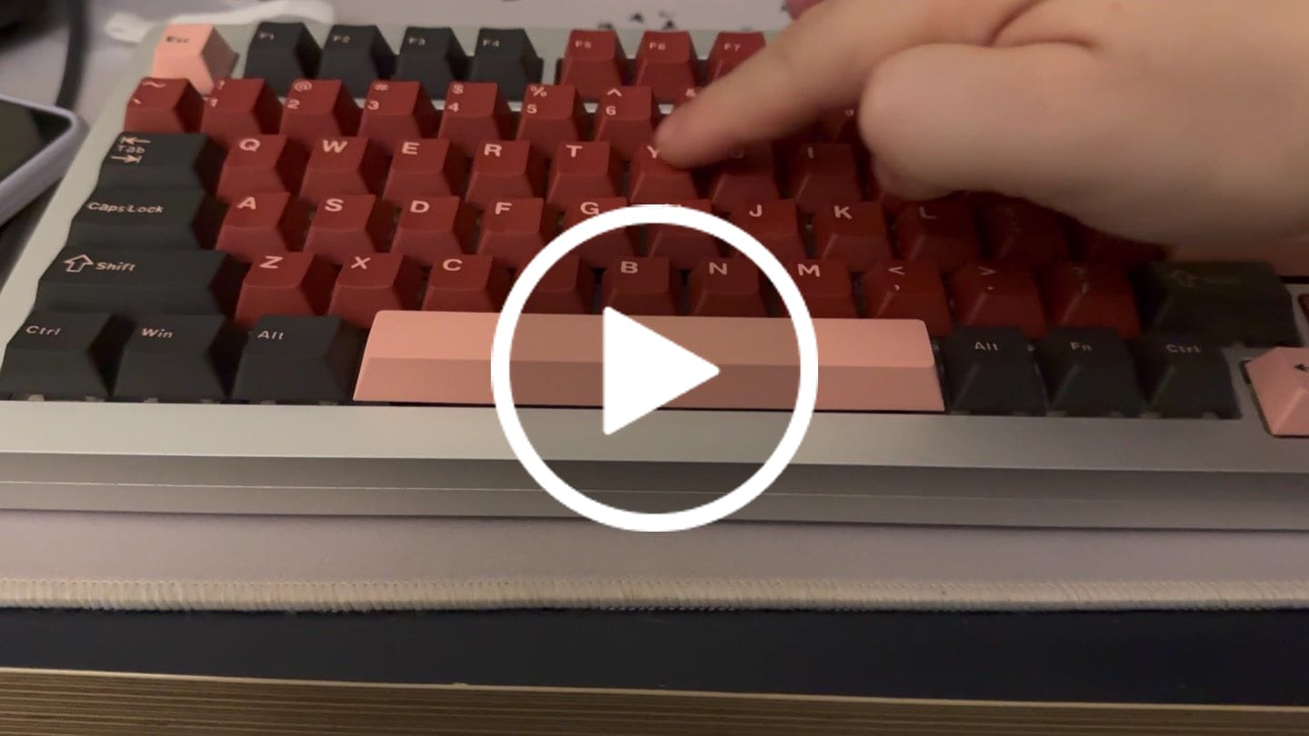 Customer video review of KEYGEEK X MZ Y3 LINEAR SWITCH FACTORY LUBED EDITION (10PCS)