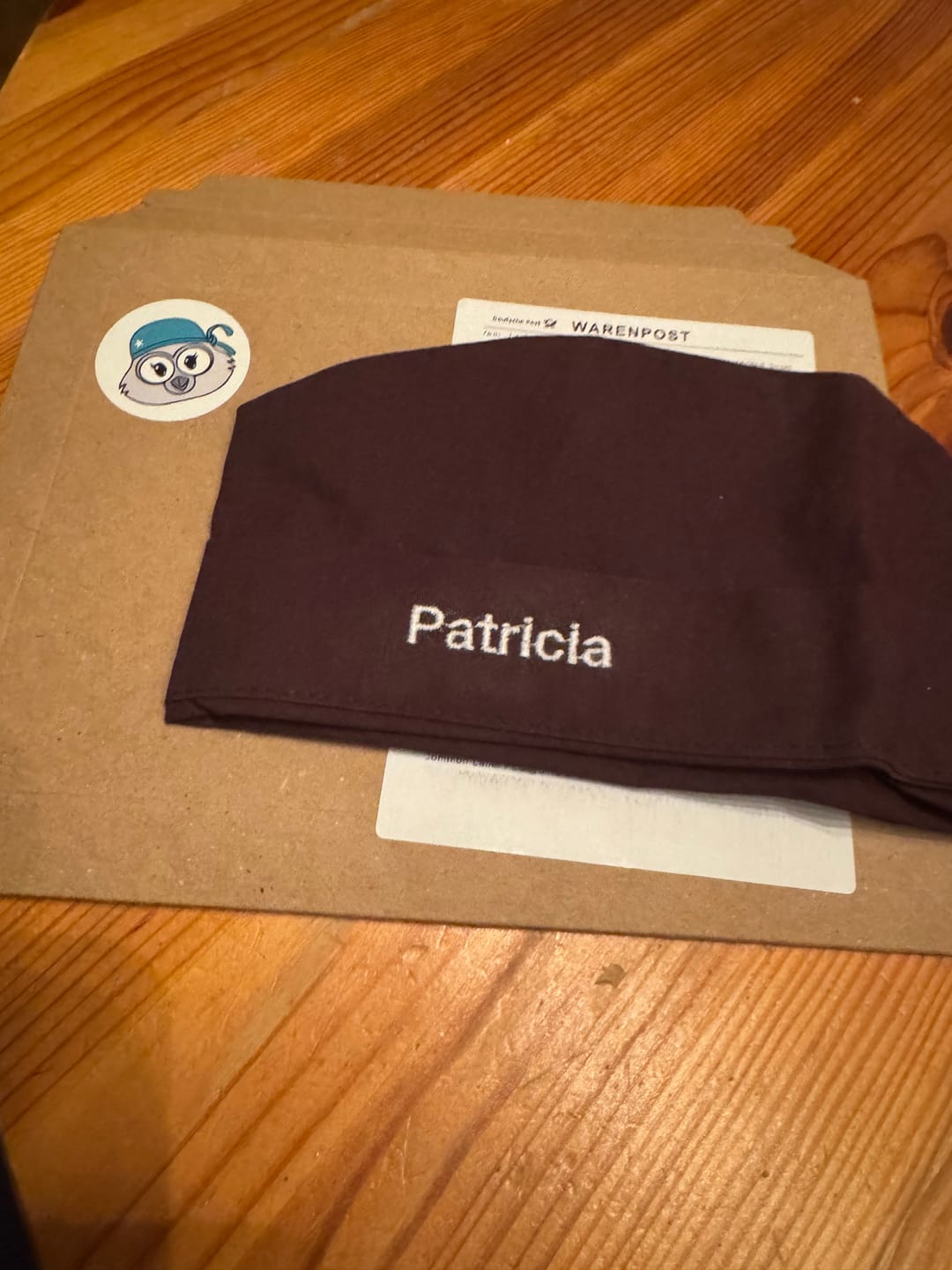 Customer photo review of Anpassbare OP Haube Pietersitbraun