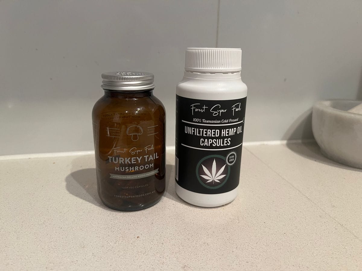 Customer photo review of Australian Grown Turkey Tail Capsules