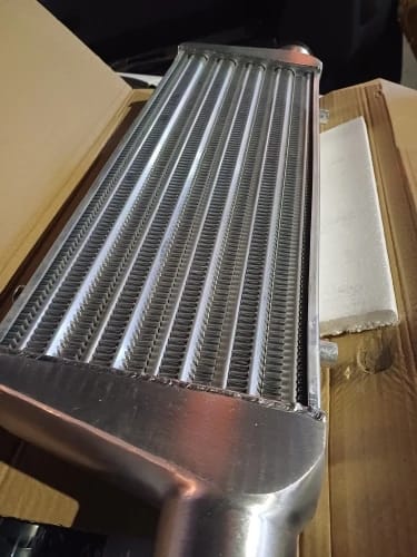 Customer photo review of Universal Turbo Intercooler Kit 450x180x65mm 2.5inch