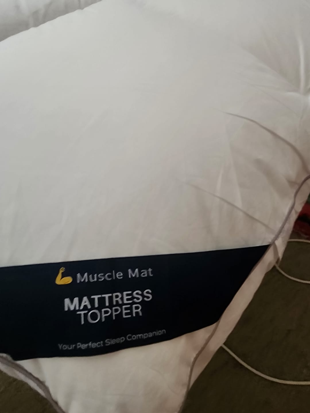 Customer photo review of Muscle Mat Luxury Mattress Topper