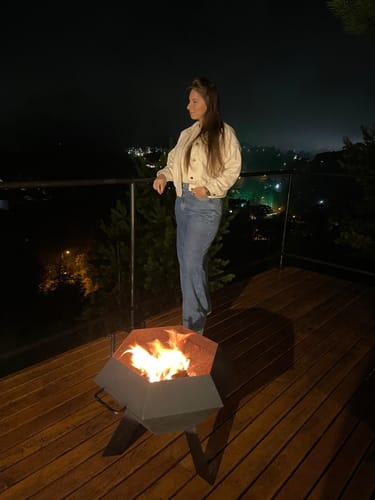 Emmily B. review of Jaqueta Jeans Oversized Andiroba Bege image 1 out of 1