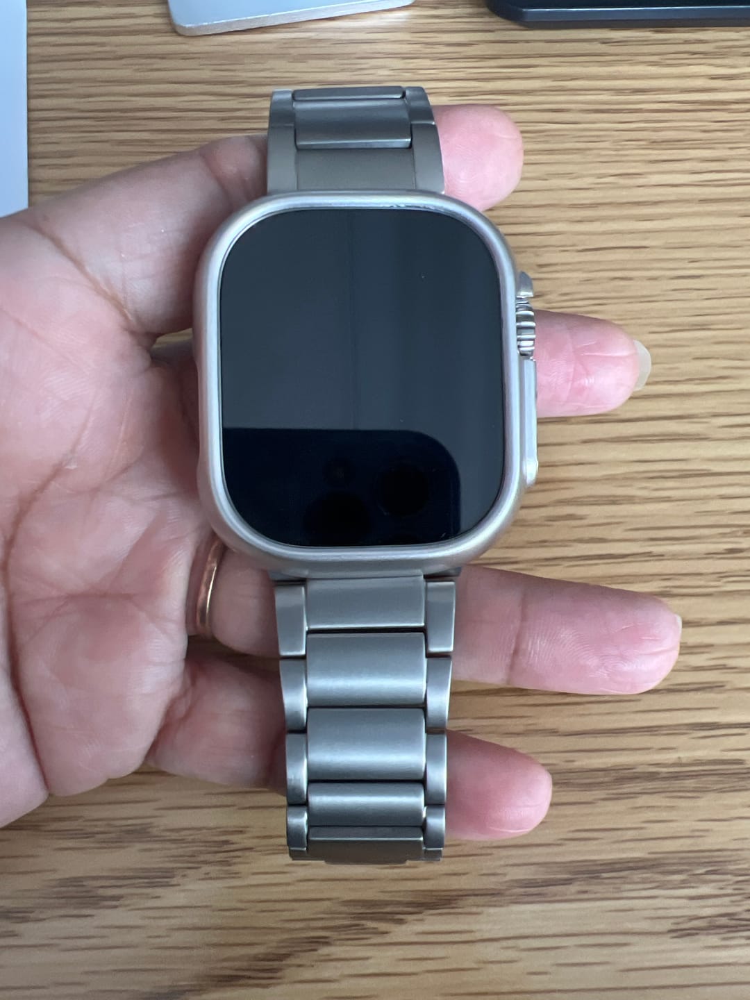 Customer photo review of Camilo Titanium Band