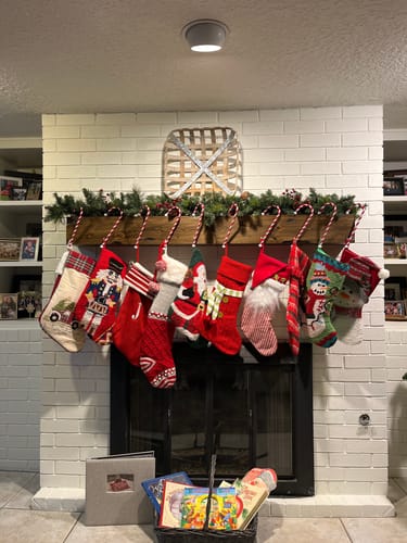 Customer photo review of Distressed Mantels