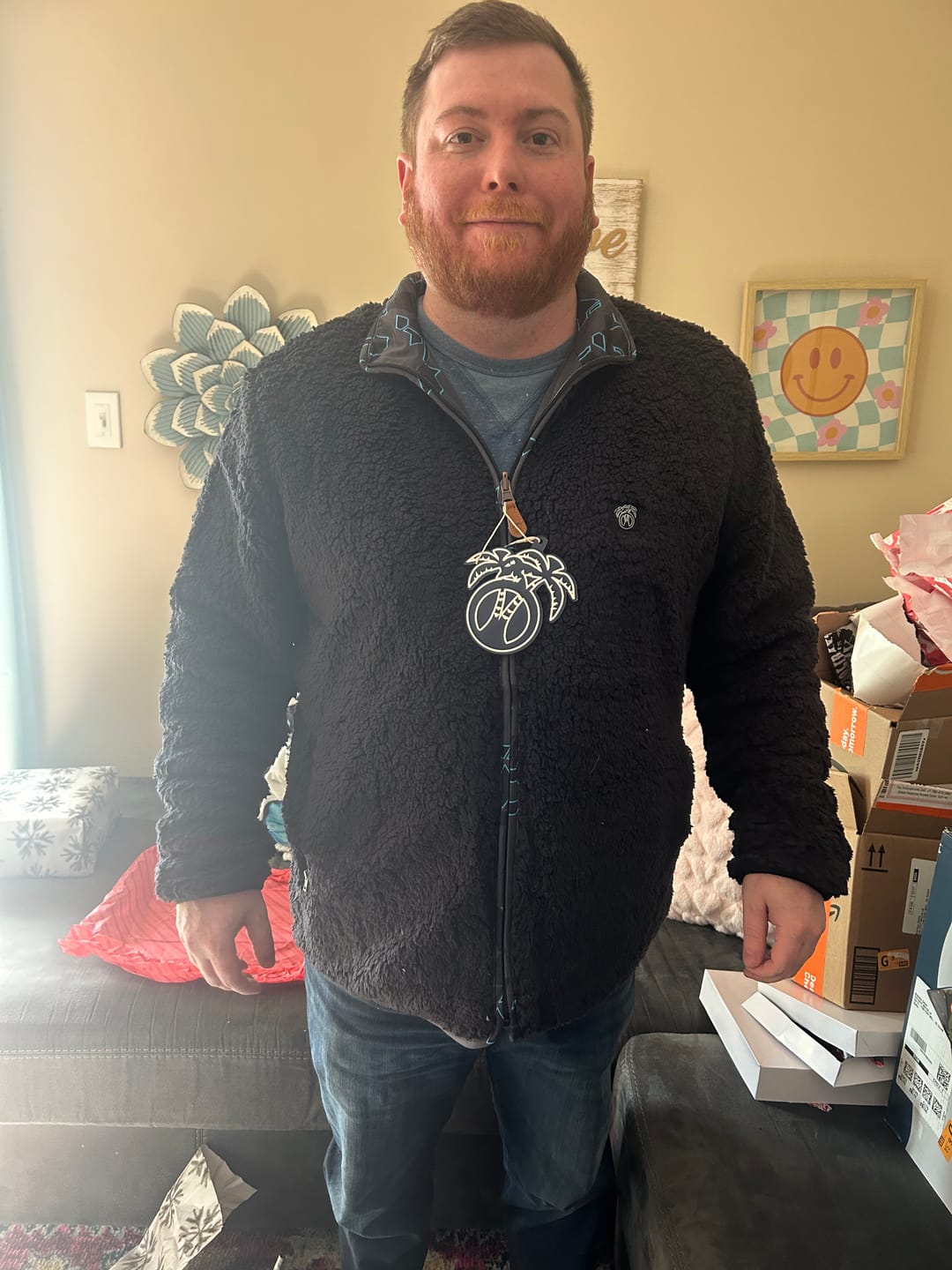 Customer photo review of Reversible Sherpa Full Zip
