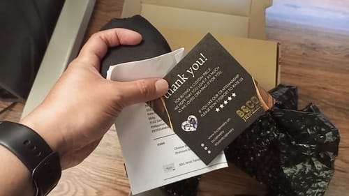 Customer photo review of .50ct Aristi Twisted Engagement Ring