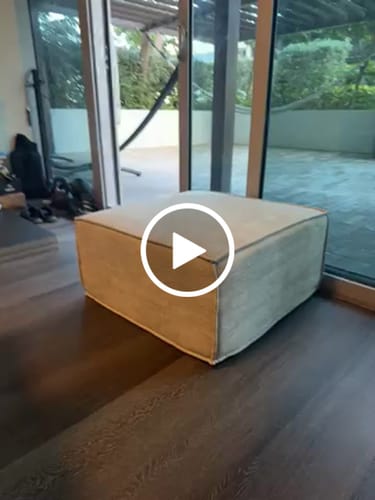 Customer video review of M1 Ottoman Sofa Seat